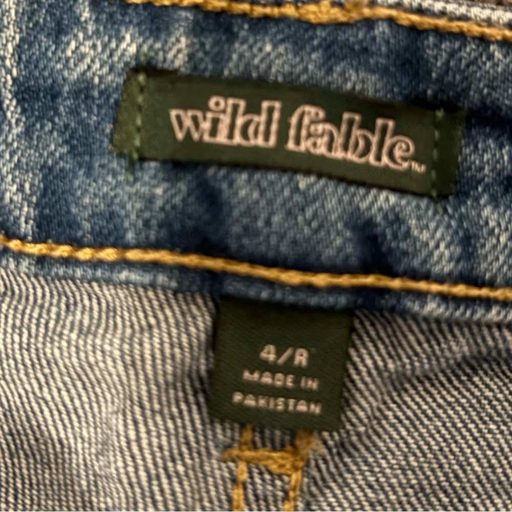 •last chance sale $ Wild Fable Women's High Rise Rolled Cuff Jean Shorts - Picture 3 of 3